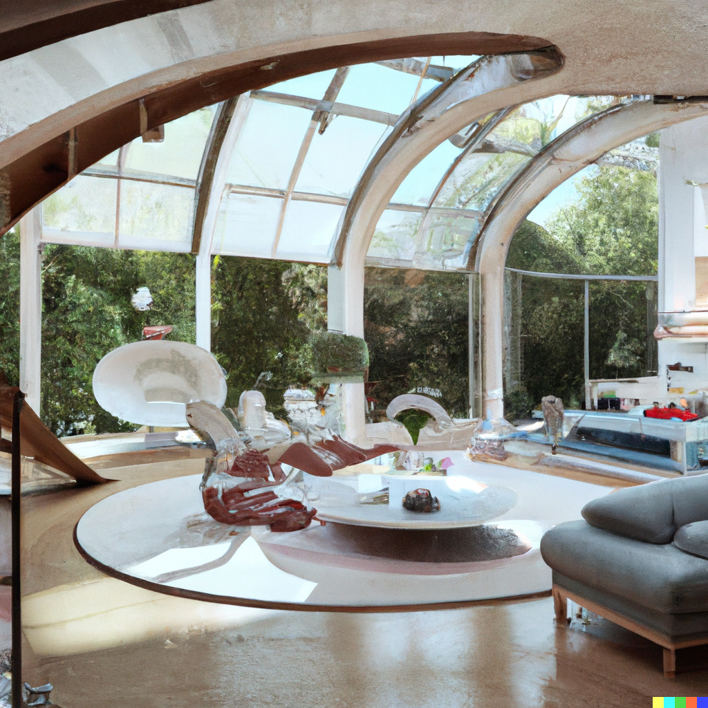 DALL-E-2023-06-20-09.42.24---High-resolution-photography-interior-design--dreamy-sunken-living-room-conversation-pit--wooden-floor--small-windows-opening-onto-the-garden--bauhaus-.png