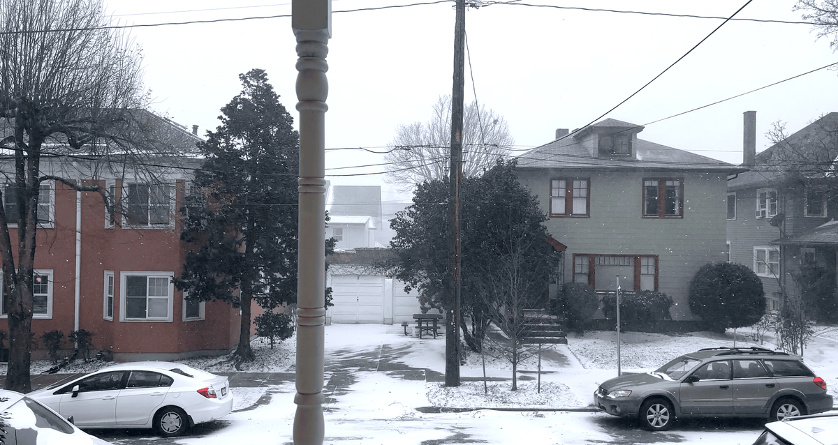 Snow in Portland, 2024